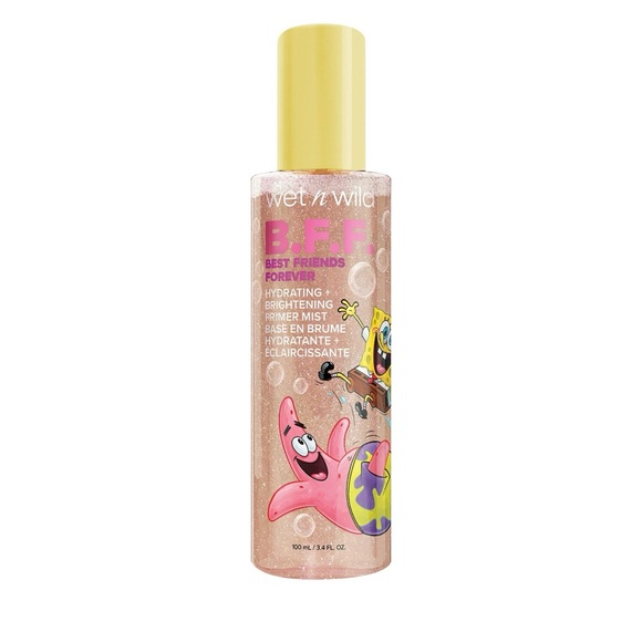 Wet n Wild SpongeBob BFF Hydrating + Brightening Primer Mist - Picture 1 of 5